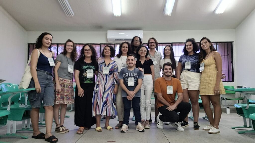 Verônica e Polyana no X Esocite.br, com as pessoas que participaram do GT na UFAL